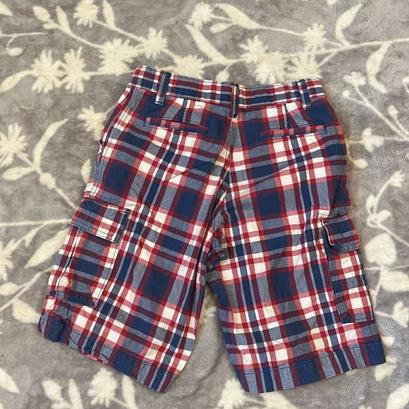 Bundle Boys Lands’End & Wrangler Cargo Shorts - plaid size 12 - Picture 3 of 10